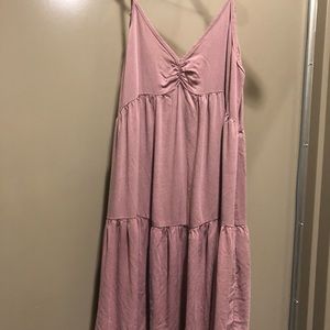 NWOT Pink flowy dress